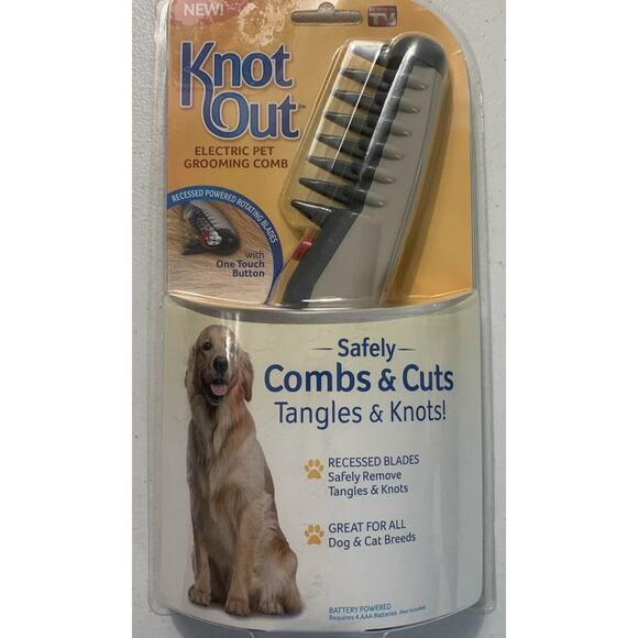 Knot Out Electric Pet Grooming Cats Dogs Combs & Cuts tangles & knots Battery - Picture 2 of 5